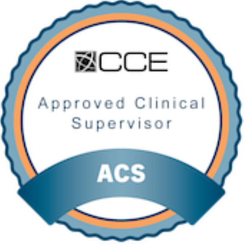 CCE Approved Clinical Supervisor (ACS) badge